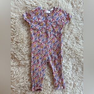 Girls Zara Floral Jumpsuit